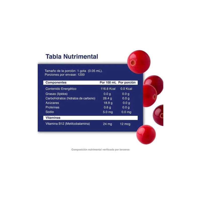 Bioganic Vitamina B12 Metilcobalamina Liquida Sublingual Rápida Absorción Vegano Azúcar