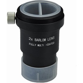 SOLOMARK 1.25 Inch Moon Filter T2X Barlow Kit for Telescope Eyepieces, Moon Filter Helps See the Moon Clearer