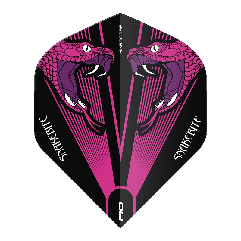 RED DRAGON Hardcore Peter Wright Snakebite PurpleTransparent (3 Sets per