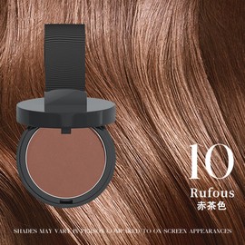 Hairline Powder, Root Touch Up Magical Hair Shadow Powder, Instant Hairline Shadow Cover-Up, Hair Root Concealer with Puff Touch, Root Cover Up for Thin/Bald Hair, Hair Powder for Women/Men - Brown 19