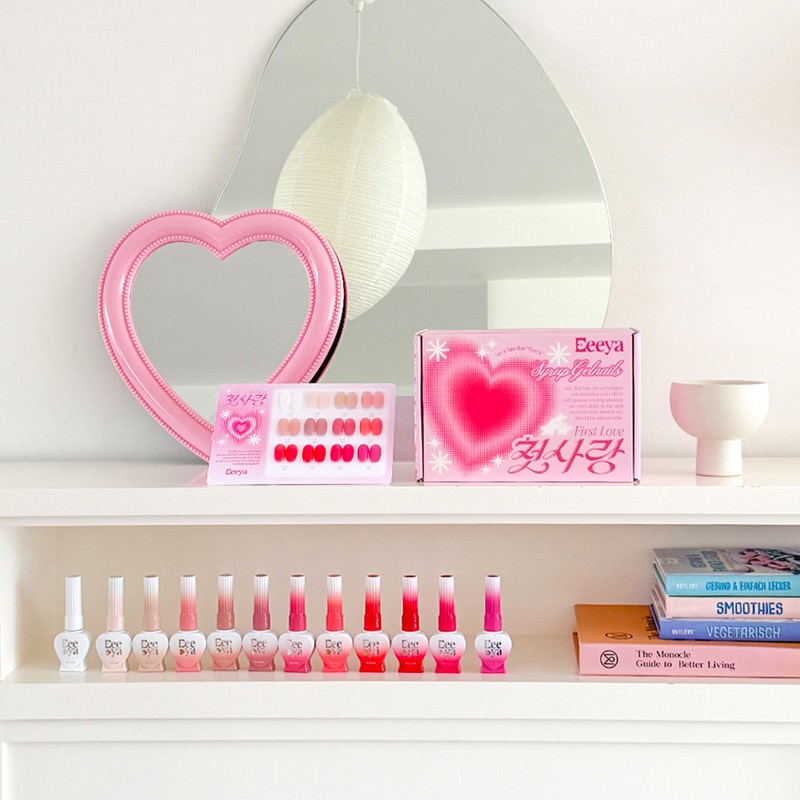 yazel Iyagel First Love 12 Piece Set Pink Syrup Gel