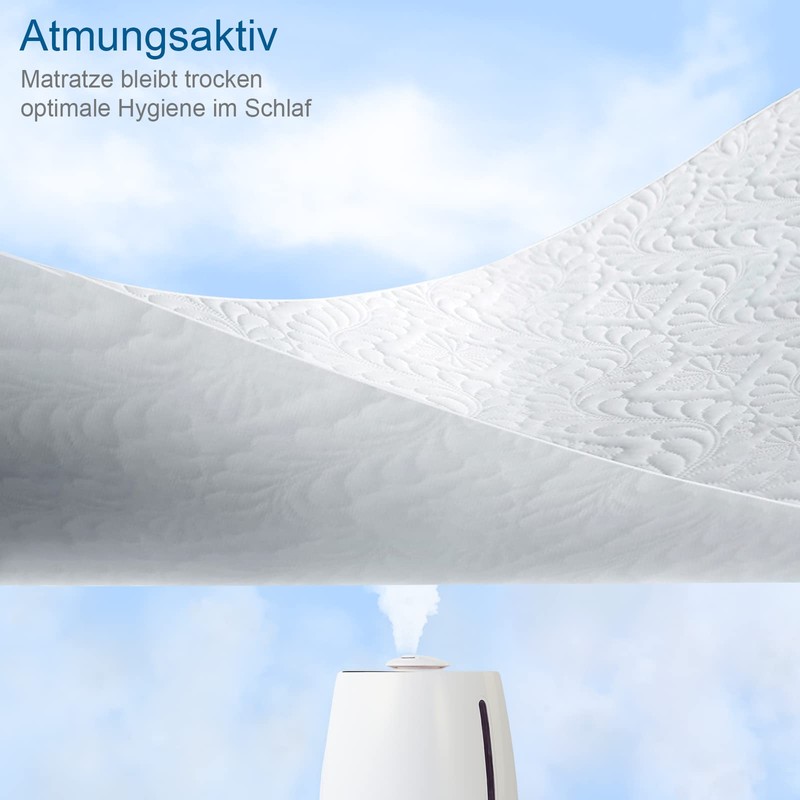 Premium Mattress Protector Waterproof 90 x 200 cm Fitted Sheet