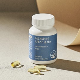 Dr. Gino Supercritical Eye Omega 3 Nutrient Health Gift 60 Capsules / 닥터지노 초임계 눈 오메가3 영양제 건강 선물 60캡슐