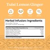 ORGANIC INDIA Organic India Tulsi Lemon & Ginger Tea, Caffeine-Free