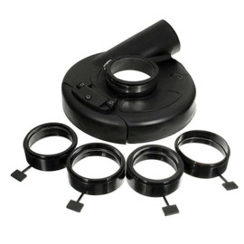 DDBESSIC Angle Grinder Dust Shroud 7 Inch Dustless Vacuum Universal Surface Cover with 4pcs Locating Ring,for Concrete Stone Granite