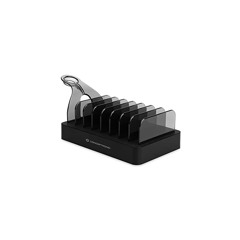 Conceptronic OZUL02B Charger 8-Port / 75W / 2x USB-C PD