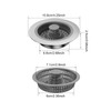 Kitchen Sink Plug,3 in 1 Kitchen Sink Strainer and Stopper