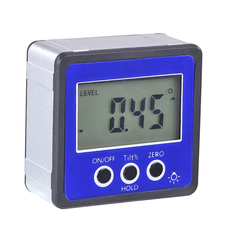Horizontal Angle Meter Digital Protractor Inclinometer Electronic Level Box Magnetic