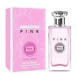 Hybrid & Company Amazing Pink Pour Femme Eau De Parfum Natural Spray Vaporisateur,3.4FL.OZ