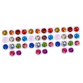 Healeved 3sets Nail Art Strips Sequins Gradient Maple Leaf Manicure Stickers Light for Women *3