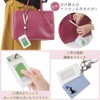 [Pretimo] Pass Case, 1 Pocket, Reel Included, Yarn, Cat, Blue,