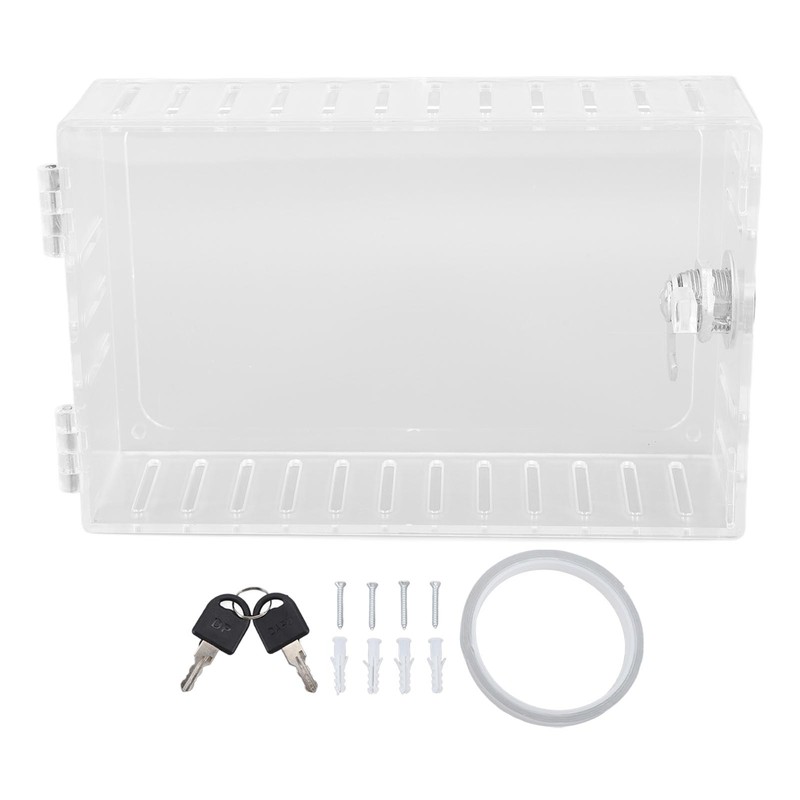 Universal Thermostat Guard Clear Thermostat Lock Box Plastic Thermostat Lock