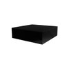 Black Acrylic Display Box Versatile 5 Sided Pedestal 6.75" x
