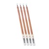 4pcs Eyebrow Pencil Double Head Eyebrow Makeup Pen Wood Handle
