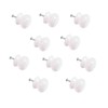 Pack of 10 Ceramic Knobs for Cupboards & Draws 38mm