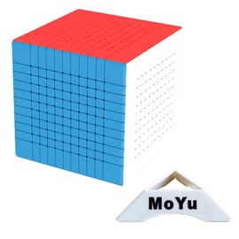 Oostifun MoYu MoFangJiaoShi Cubing Classroom Meilong 11 11 x 11 Magic Puzzle Cube Smooth Twist 11 x 11 x 11 Puzzle Cube Toy Stickerless with Display Stand