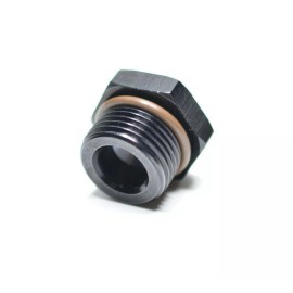 Fragola 481410-BL Fragola -10 AN O-Ring Port Plug Male 7/8-14 Threads Fitting Black