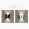 Aswalling Outdoor Waterproof Wall Lamp, Butterfly Washing Wall Lamp, Minimalist