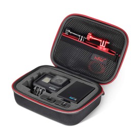 GoPro Storage Case Basic Camera Case for Gopro Camera Carrying Case Solid, Small Red, Small