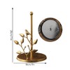 Rose Gold Paper Towel Holder Luxury Metal Kitchen Counter Decor