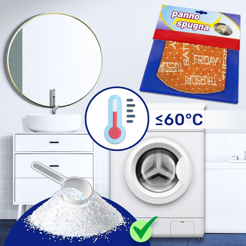 MONTERAL Universal Sponge Cloth for Cleaning is Made from Two