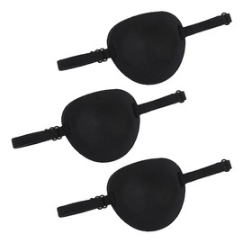 Aililong Adjustable Eye Patch for Children and Adults - 3 Pieces - Medical Grade for Amblyopia and Cosplay Correction