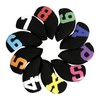 10 Pcs Neoprene Elastic Number Golf Head Covers Iron Covers