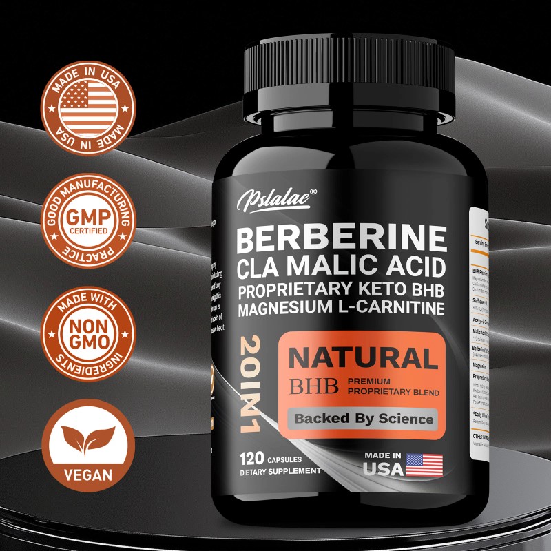 pslalae 20-in-1 Berberine CLA Malic Acid - Acetyl-L-Carni