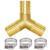 Joywayus 3/4" Hose Barb Y Shaped 3 Way Union Fitting