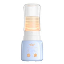 NehNeh Baby Portable Bottle Warmer for Travel, Detachable Design, Probe Heating, 5 Temperature Modes, Leak-Proof, Precise Control for Breastmilk & Formula - Color: blue