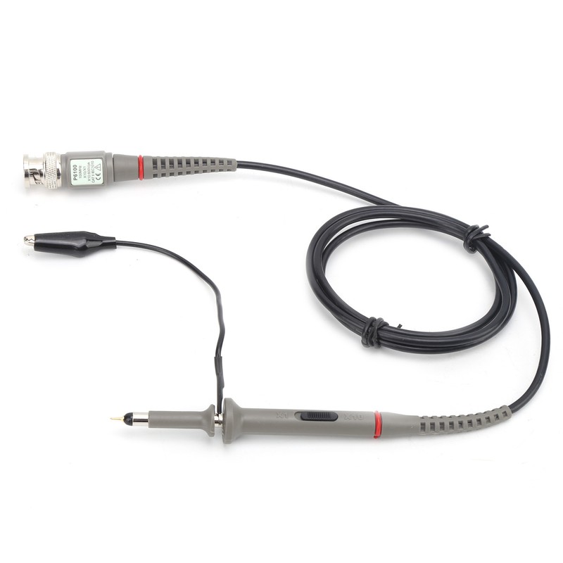 P6100 Oscilloscope Test Probe 1X/10X 6MHz‑100MHz Digital Oscilloscope Accessories