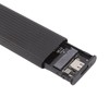 Aluminum M.2 NVME SATA SSD Enclosure Adapter, USB3.1(440+ MB) M.2