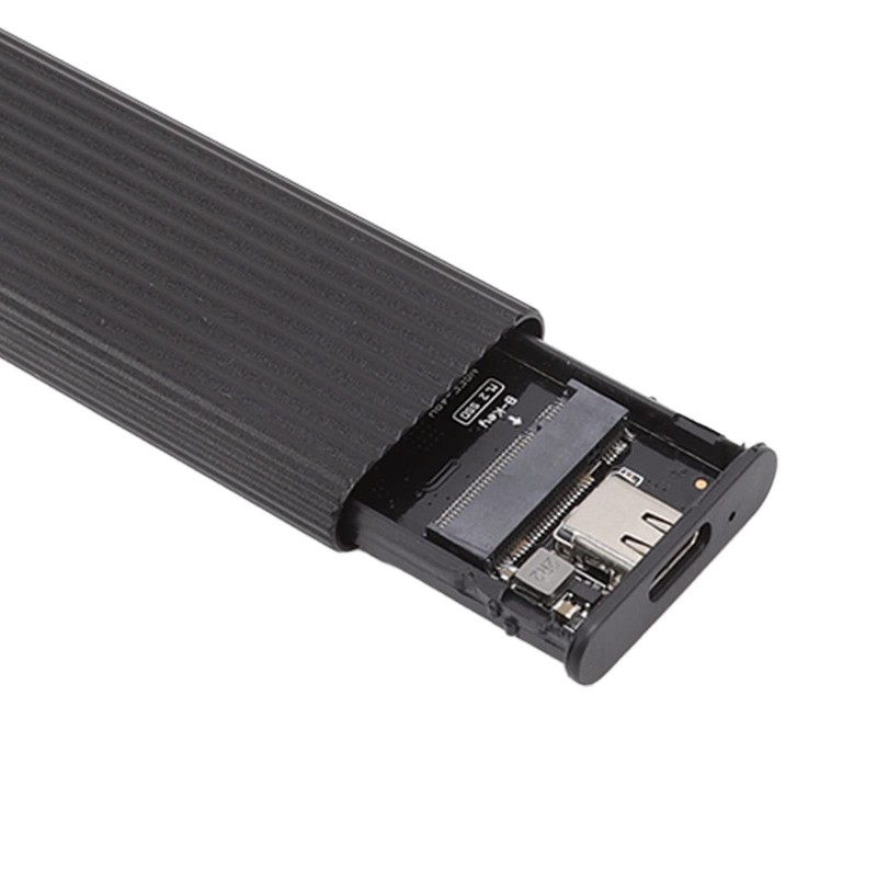 Aluminum M.2 NVME SATA SSD Enclosure Adapter, USB3.1(440+ MB) M.2