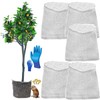 HAORESULT 5 Packs Gopher Baskets 15 Gallon Size Stainless Steel