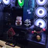 ARGB PWM Fan Hub, Addressable 5V-3PIN 2-in-1 RGB Computer PC