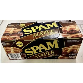 Spam 4 Pack Spam New Maple Flavored Luncheon Meat 12 oz