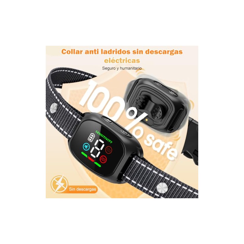 FEISEDY Collar de Castigo para Perro - Collar Antiladridos Automático