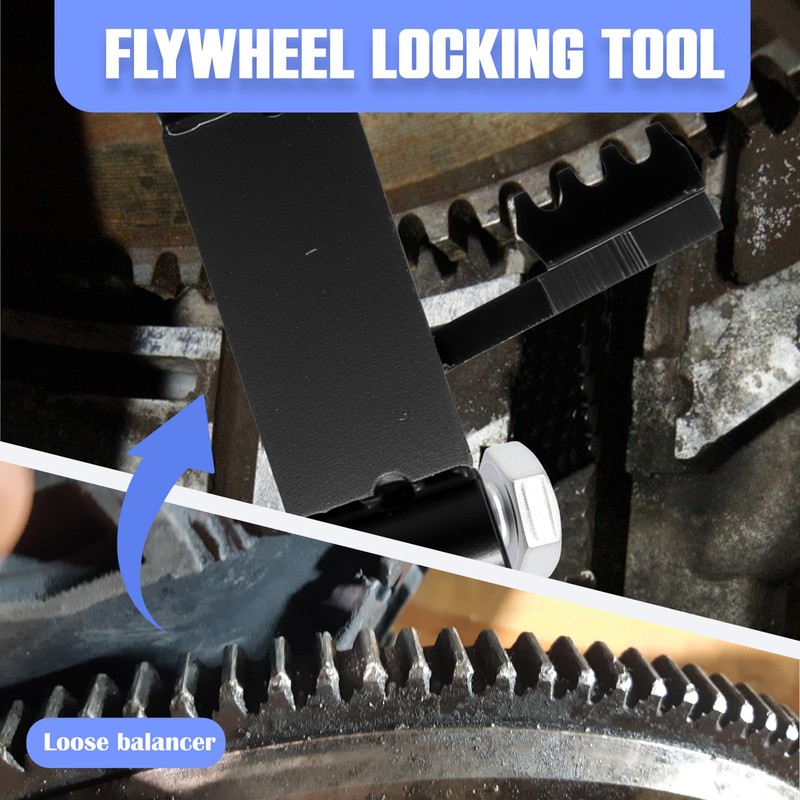 LS Flywheel Locking Tool with 2 Pcs Proper Length Grade