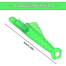 ASIRYVA 10 Pcs Sewing Needle Threader, Quick Sewing Machine Loop Needle Threader Tool for Sewing Machines & Craft DIY(Green)