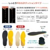 [アクティカ] インソール 楽歩O脚用薄型タイプ フリーサイズ 162 BK (24.0cm~28.0cm)