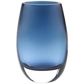 Badash - Crescendo European Mouth Blown Crystal Midnight Blue 7.5" Vase