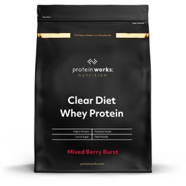 Protein Works - Clear Diet Whey Protein Isolate Powder, Refreshing High Protein Drink, 20 Shakes, Mixed Berry, 500g