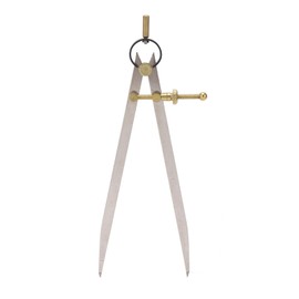 Wing Divider High Accuracy Rust Resistant Gold Adjustable Lockable Leather Divider Gauge for DIY Leather Crafts 250mm