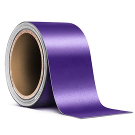 VViViD Purple Matte Metallic Air-Release Adhesive Vinyl Pinstripe Tape Roll (2 Inch x 20ft)