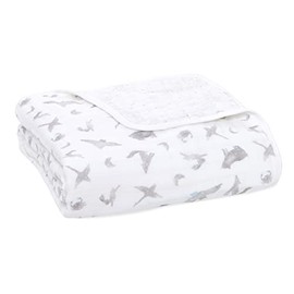 aden + anais ADBO10006 Baby Blanket, Baby Gift, Organic Baby Blanket, Map the Stars-sky Animals, Organic Dream Blanket, Baby Blanket