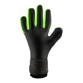 KEEPERsport Varan8 Challenge NC Goalkeeper Gloves without Finger Protection, Unisex Football Gloves, 3 mm Black Claw, with New Tab, Size: 10