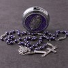 HanlinCC 6mm Glass Pearl Beads Catholic Our Lady of Guadalupe