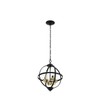 Treekee Rustic Chandelier, 14" Farmhouse Globe Orb Pendant Light, Vintage