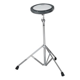 Remo RT-0006-ST 6" Gray Tunable Practice Pad with Ambassador Coated Drumhead and ST-1000-10 Stand