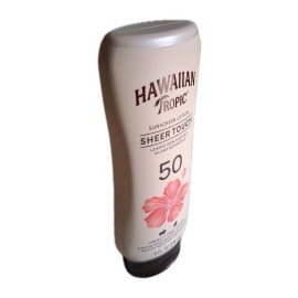 Hawaiian Tropic Sheer Touch SPF 50 Sunscreen Lotion, 8 fl oz EXP 12/2025